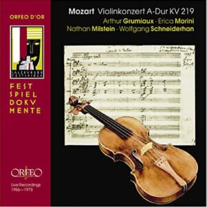 Mozart : Violinkonzert A-Dur KV 219