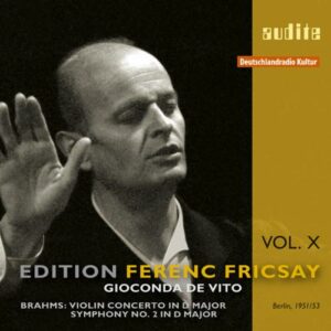 Edition Ferenc Fricsay, vol. 1Brahms. De Vito