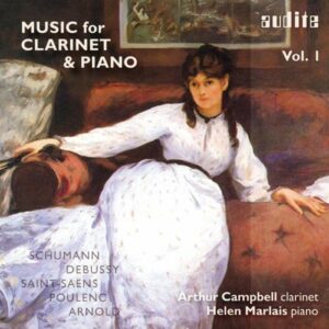 Musique pour clarinette et piano, vol. 1. Campbell, Marlais.