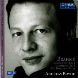 Brahms : Sonata No 3/Variations