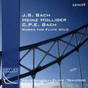 Bach, Holliger : Œuvres pour flûte seul. Renggli.