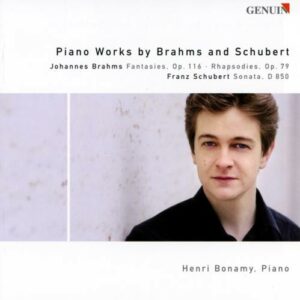 Brahms, Schubert : Œuvres pour piano. Bonamy.