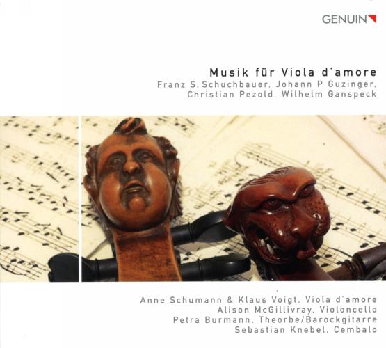 Musik für Viola d'amore. Œuvres de Schuchbauer, Guzinger, Pezold, Ganspeck.