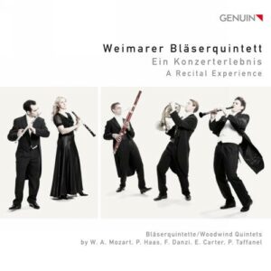 Weimarer Bläserquintett : Quintettes à bois de Mozart, Haas, Danzi, Carter, Taffanel.