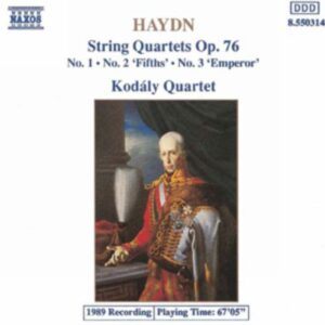 Joseph Haydn : Quatuors à cordes op. 76 n° 1- 3