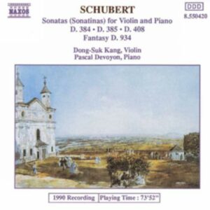 Franz Schubert : Sonatines pour violon & piano en ré majeur, op. 137 n° 1, 2, 3