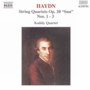 Joseph Haydn : Quatuors à cordes op. 20, n° 1- 3, Quatuors du Soleil