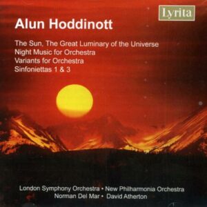 Hoddinott : Œuvres orchestrales. Del Mar, Atherton.
