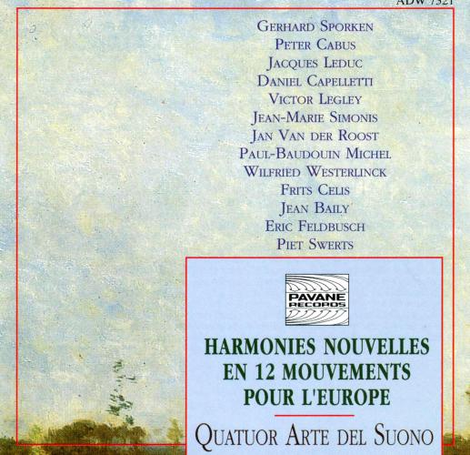 Harmonies Nouvelles for Europe. Bobesco/Arte del Suono.