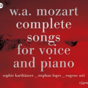 Mozart : Mélodies pour voix et piano. Karthauser