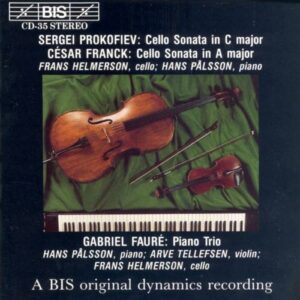 Prokofiev/Franck, Cello Sons.