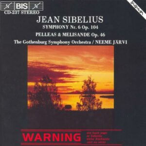 Symphonie N°6, op.104 : Suite from Pelleas et Melisande op.46