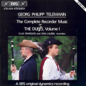 Telemann : The Complete Recorder Music, The Duets, Vol. 1