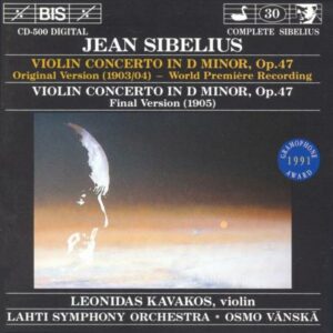 Jean Sibelius : Violin Concerto in D minor , Violin Concerto...