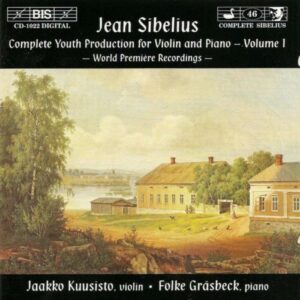 Sibelius Ouevre De Jeunesse Pour Violon Et Piano