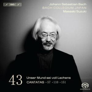 Bach : Cantates, vol. 43. Suzuki.