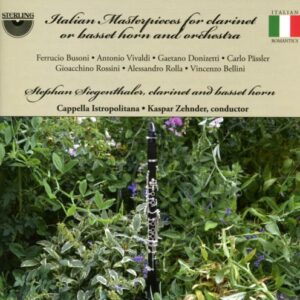Chefs-d'œuvre italiens pour clarinette et orchestre. Siegenthaler.