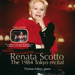Renata Scotto, the 1984 Tokyo recital.