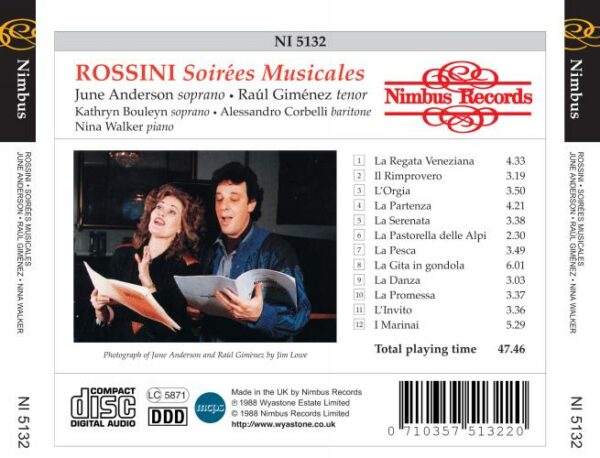 Gioacchino Rossini : Ariettes et duos