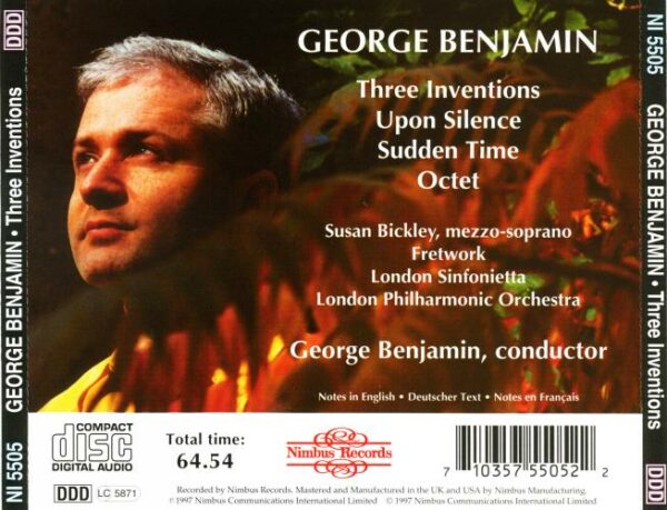 George Benjamin : Three Inventions