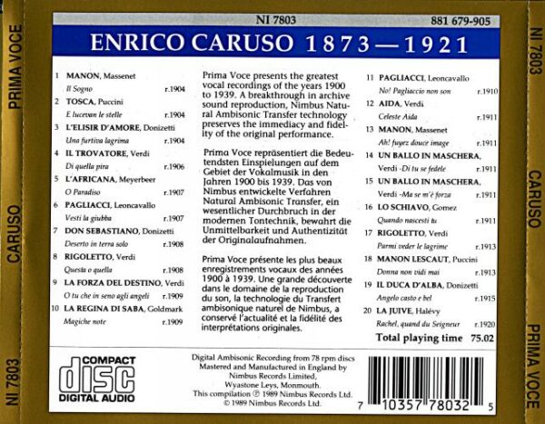 Enrico Caruso Vol.1