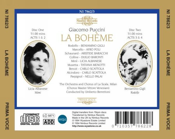 Giacomo Puccini : La Bohème