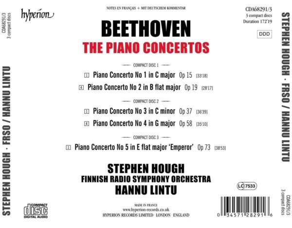 Beethoven: The Complete Piano Concertos - Stephen Hough