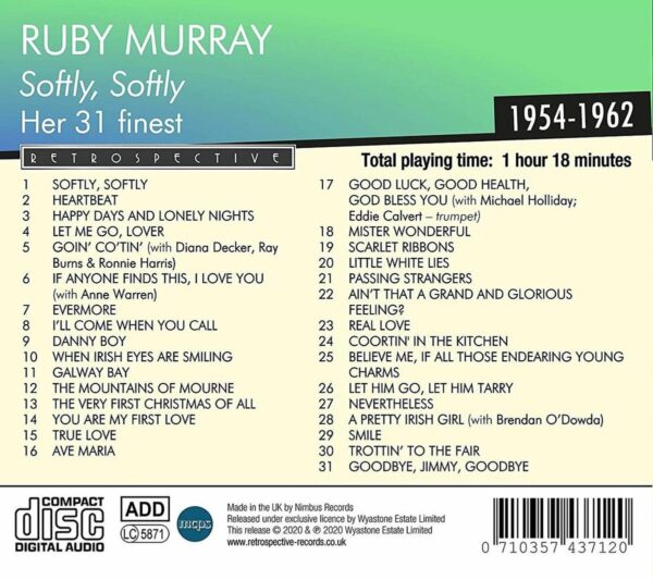Ruby Murray: Softly Softly - Ruby Murray