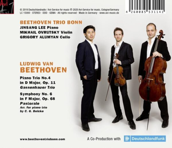 Beethoven: Gassenhauer Trio & Symphony No. 6 - Beethoven Trio Bonn