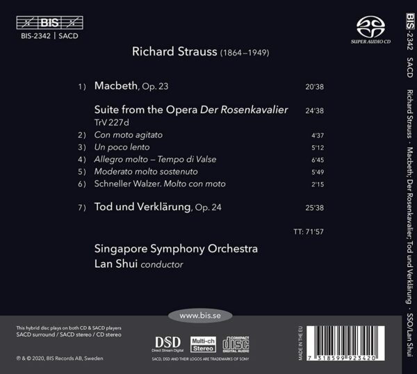 Richard Strauss: Rosenkavalier Suite - Singapore Symphony Orchestra