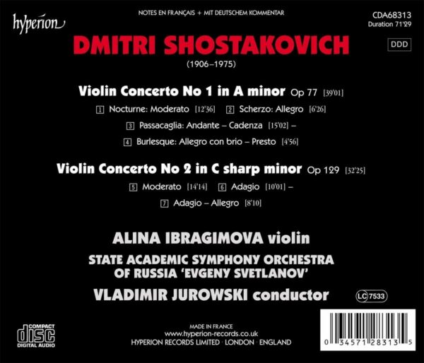 Shostakovich: Violin Concertos - Alina Ibragimova