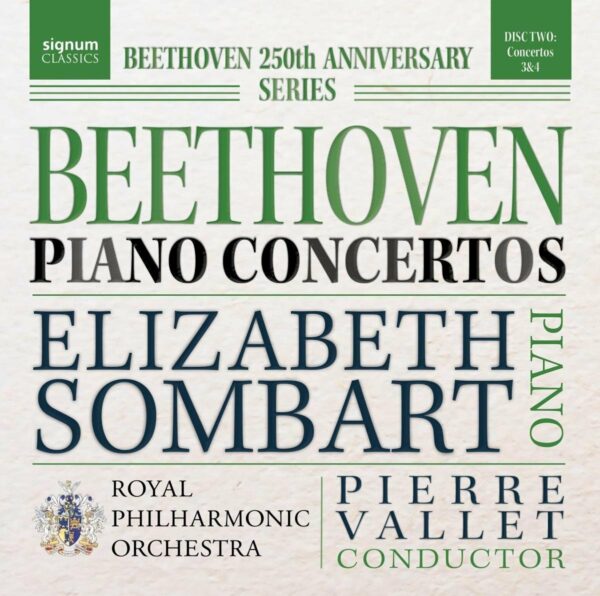 Beethoven: Piano Concertos Nos.3 & 4 - Elizabeth Sombart