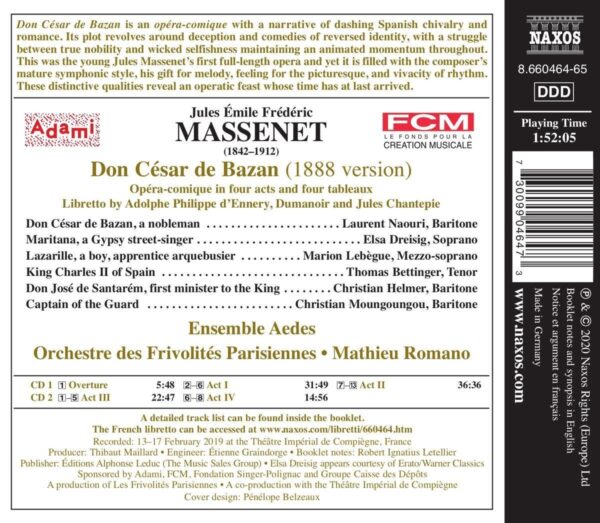 Jules Massenet: Don Cesar De Bazan - Laurent Naouri