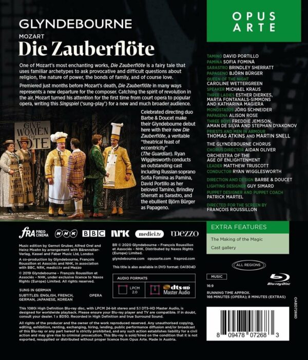Mozart: Dei Zauberflote - Orchestra of the Age of Enlightenment