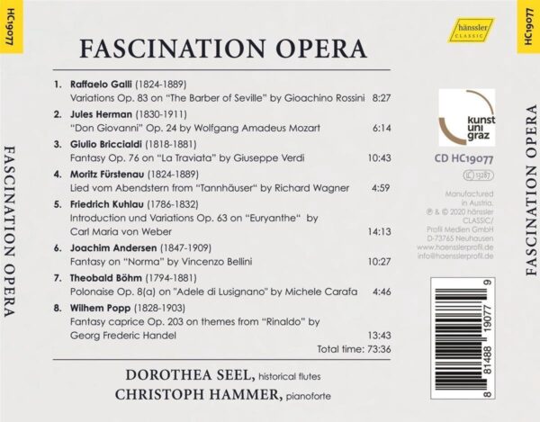 Fascination Opera: A virtuoso firework of fantasias and variations - Dorothea Seel