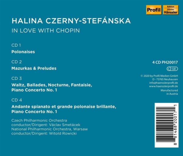 In Love With Chopin - Halina Czerny-Stefanska
