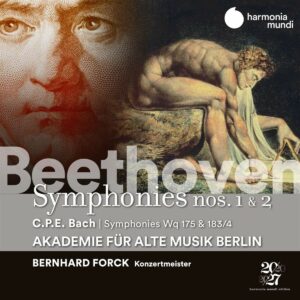Beethoven: Symphonies Nos. 1 & 2 / CPE Bach: Symphonies Wq 175 & 183/4 - Akademie für Alte Musik Berlin