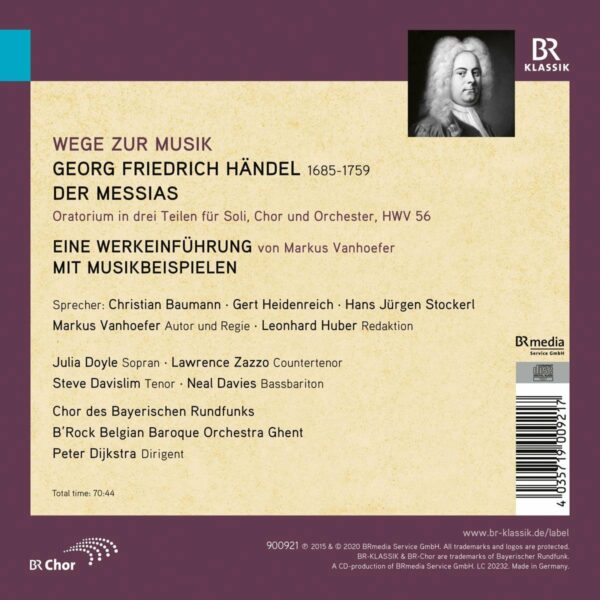 Handel: Messiah (With An Introduction) - Peter Dijkstra