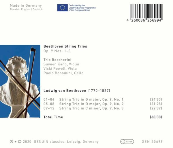 Beethoven: String Trios Op.9 Nos.1-3 - Trio Boccherini
