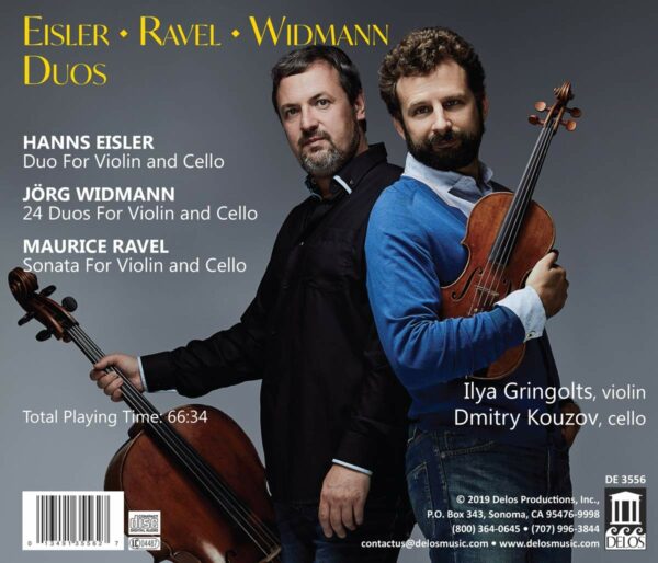 Eisler / Ravel / Widmann: Duos - Ilya Gringolts