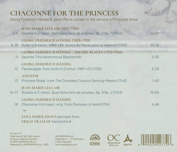 Chaconne For The Princess - Jana Semeradova