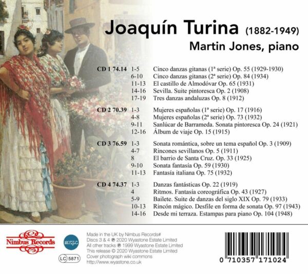 Joaquin Turina: Piano Works - Martin Jones