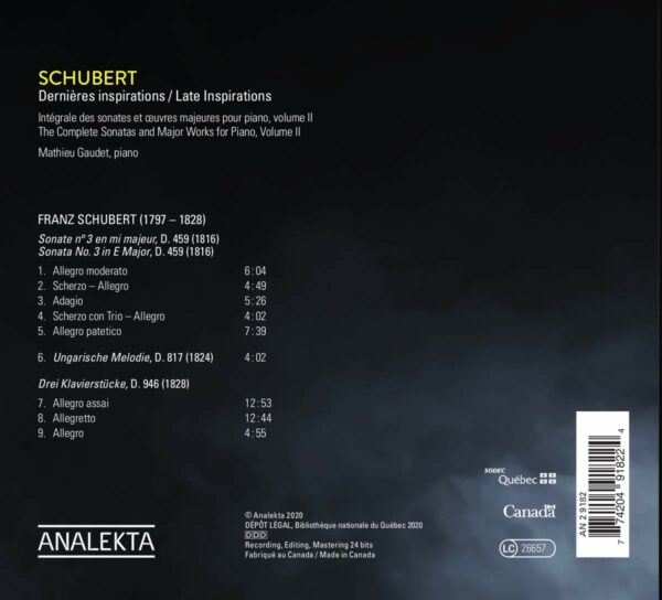 Franz Schubert: The Complete Sonatas And Major Piano Works - Volum - Mathieu Gaudet
