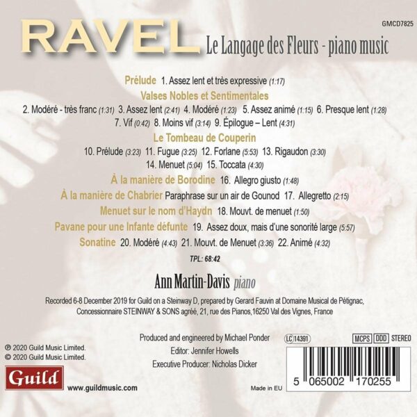 Maurice Ravel: Le Langage Des Fleurs - Ann Martin-Davis