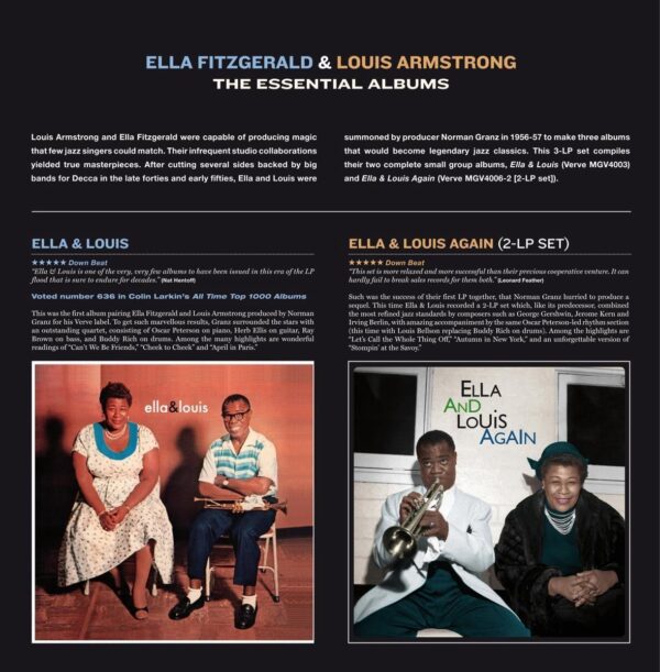 Essential Albums (Vinyl) - Ella & Louis Armstrong Fitzgerald