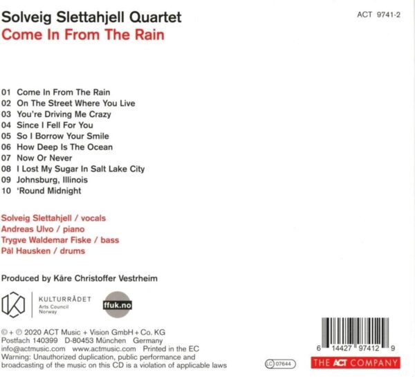 Come In From The Rain - Solveig Slettahjell Quartet