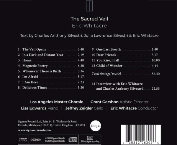 Whitacre: The Scared Veil - Los Angeles Master Chorale