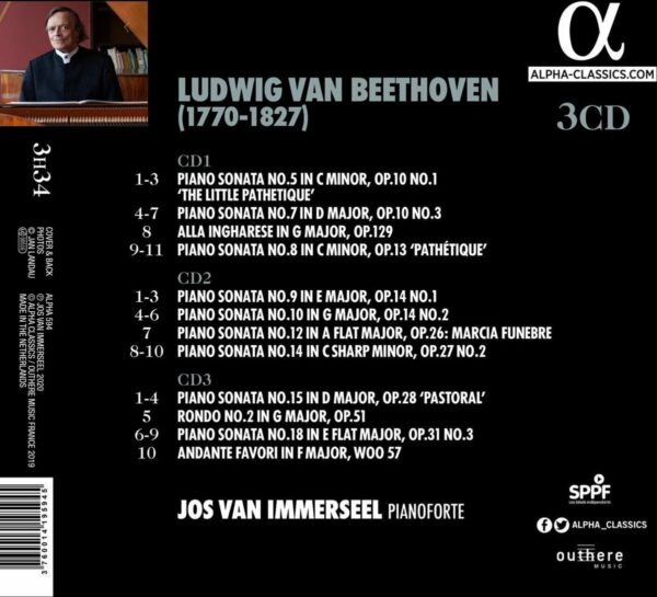 Piano Works Of The Young Beethoven - Jos Van Immerseel