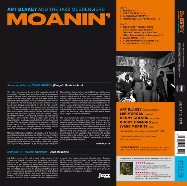 Moanin' (Vinyl) - Art Blakey