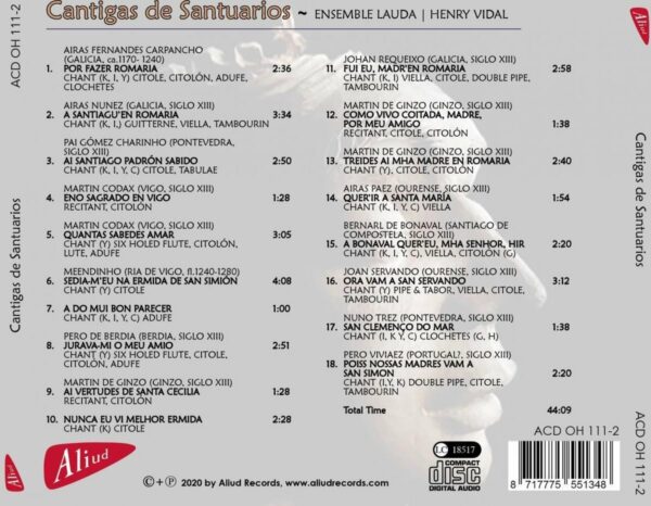 Cantigas De Santuarios - Ensemble Lauda